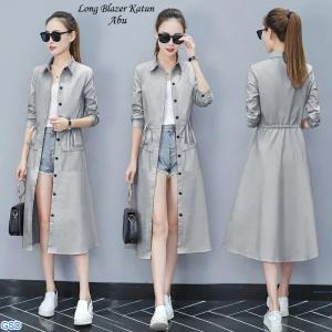 Long blazer katun dusty