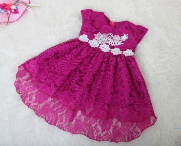 Dress Brukat Alice 5-8 magenta