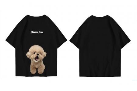 Hi VABA Oversized Sleepy Poodle Tshirt | Kaos Streetwear Unisex Tee