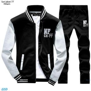 Set jaket 77 abu