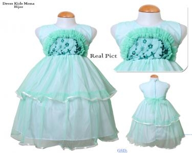 Dress Kids mona hijau