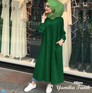 Yumika tunik hijau