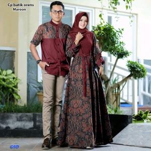 Cp batik oren navy