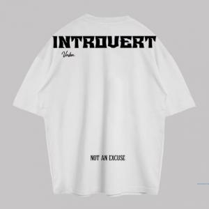 VABA Oversized Introvert Tshirt | Kaos Streetwear Unisex Tee