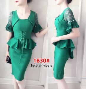 Setelan import 1830 hijau