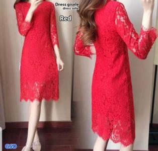 Dress gisele red-dress selie