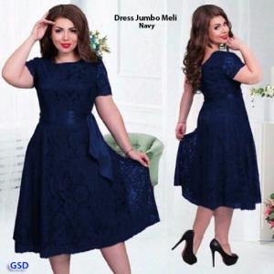 Dress Jumbo Meli hitam