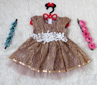 Dress Kids Asti coklat