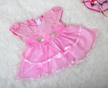 Dress kids dahlia pink