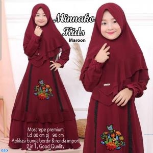 Syari Minnako kids maroon