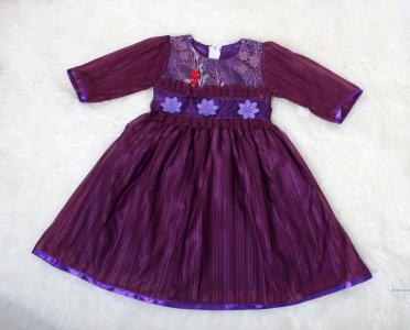 Dress kids venesia ungu