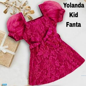 Dress Yolanda kids maroon