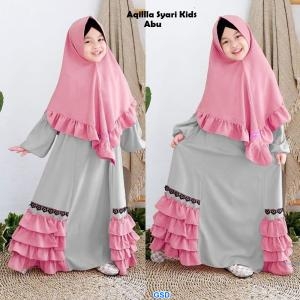 Aqilla Syari Kids pink