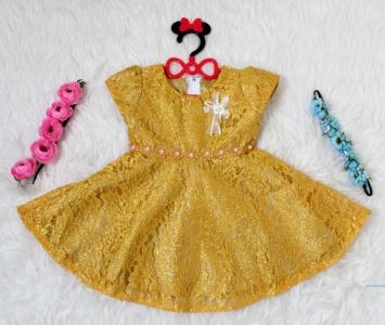 Dress Kids dori kuning