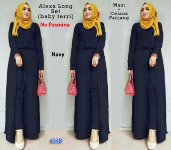 Alexa long set navy