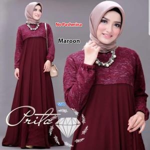 Maxi Prita maroon