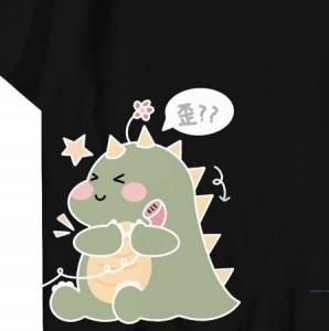 Hi VABA Oversized Couple Dino Tshirt | Kaos Streetwear Unisex Tee