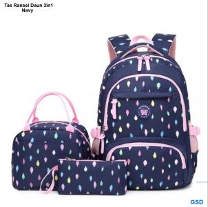 Tas Ransel Daun 3in1 navy