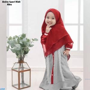 Anisa Syari Kids grey