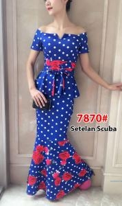 Setelan import 7870 blue