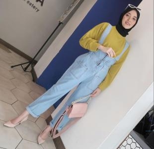 Overall Jili biru muda