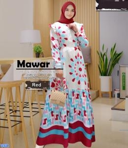 Gamis mawar ungu