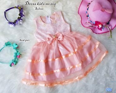 Dress kids moniq soft pink