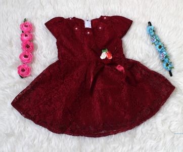 Dress Kids dina maroon