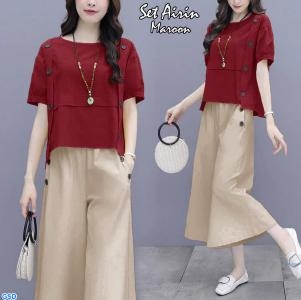 Set Airin Maroon