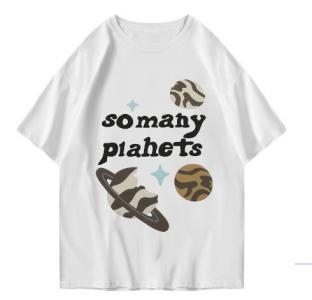 Hi VABA Oversized So Many Planets Tshirt | Kaos Streetwear Unisex Tee