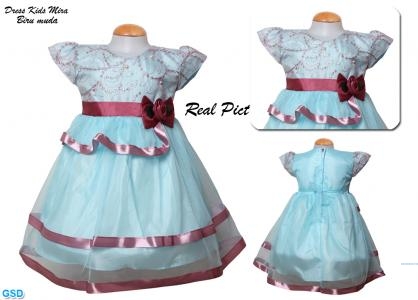 Dress Kids Mira biru muda