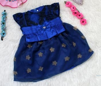 Dress Jelita kids biru