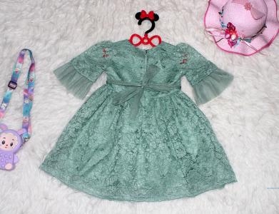 Dress Kids Luv Sage Green