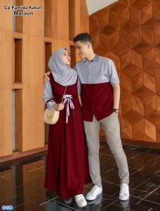 Cp Famidah Katun Maroon