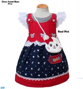 Dress Sweet Bear navy