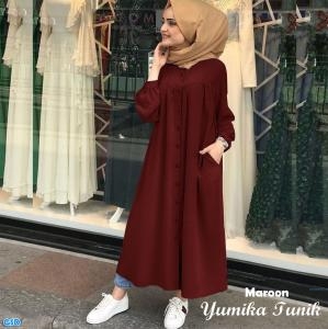 Yumika tunik hijau