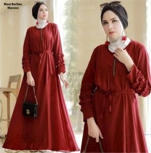 Maxi Burlian maroon