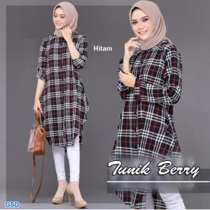 Tunik Berry maroon