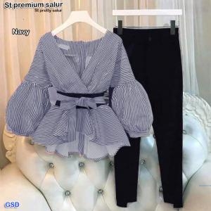 Set premium salur navy-st pretty salur