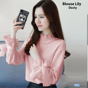 Blouse lily hitam