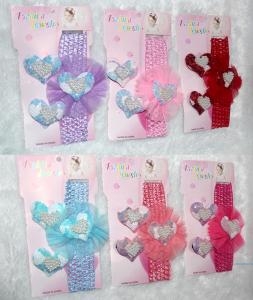 Bandana lebar Set Jepit 2in1