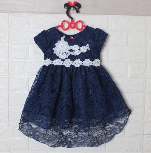 Dress Brukat Alice Navy