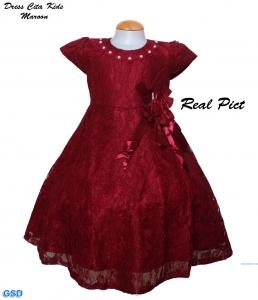 Dress Cita kids maroon