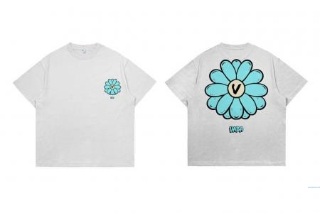 Hi VABA Oversized Blue Flower Tshirt | Kaos Streetwear Unisex Tee