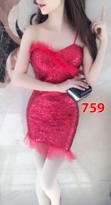 Dress import 759 red