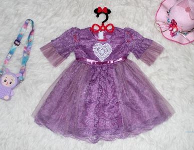 Dress Kids Luv ungu