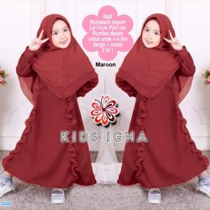 Igna Kids maroon