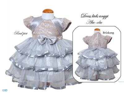 Dress kids anggi abu