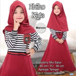 Akiko kids maroon