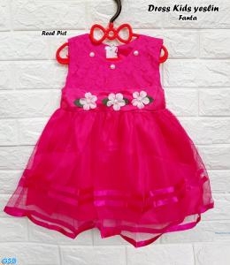 Dress kids yeslin soft pink